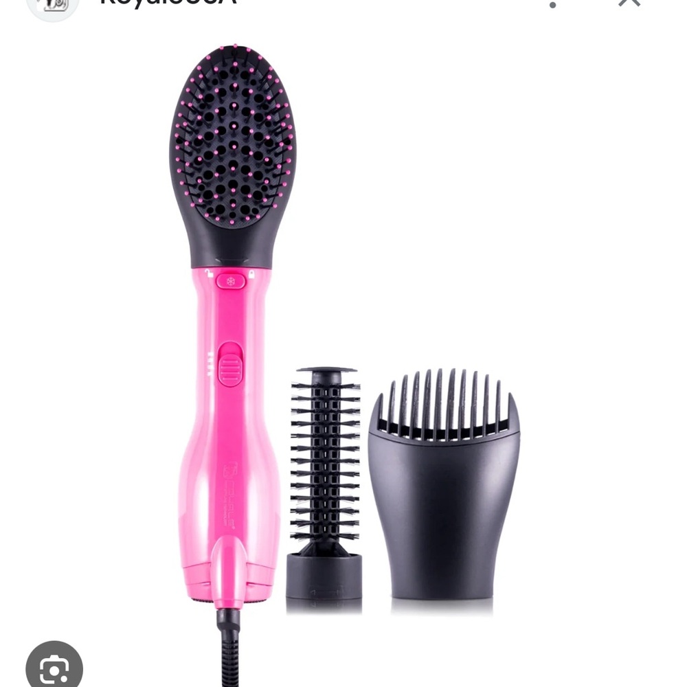 Royale Black 4 in 1 Hair Blower Brush set